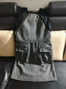 Chic Gray Midi Dress