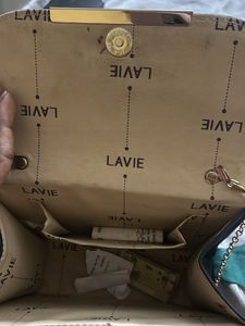 Lavie Black Tri-Fold Wallet