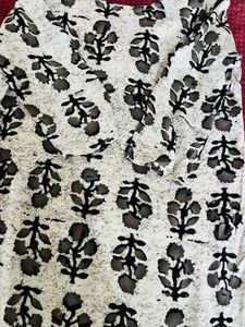 Elegant Printed Cotton Kurta