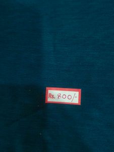 Cotton Blend Navy Blue Saree