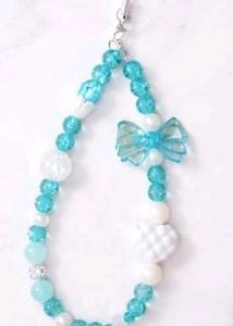combo of 2 Cute Beaded Phone Charms