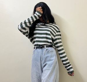 Striped Long Sleeve Tee