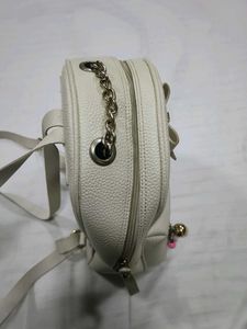 Cute Cream Bow Backpack