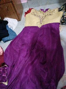 Purple Ethnic Gown