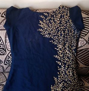 dark blue kurti