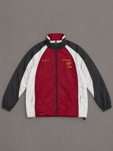 Mandarin Color Block Track Jacket