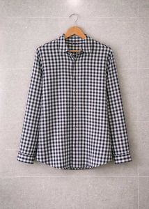 Black &amp; White Checkered Shirt from H&amp;M