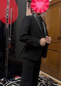 Stylish Black Suit Set