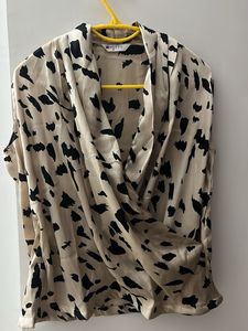Elegant Animal Print Blouse