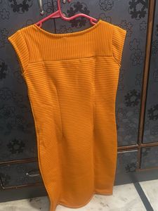 Mustard Bodycon Dress