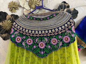 Vibrant Embroidered Lehenga Choli Set