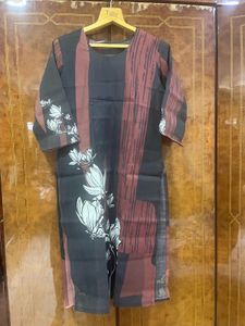 Stylish Floral Print Kurta