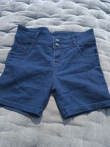 Dark Wash Denim Shorts