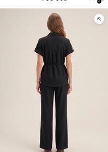 Stylish Black Short Sleeve Top