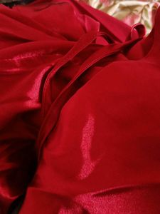 Elegant Red Slip Dress