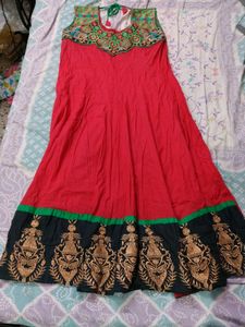 Red ♥️ Anarkali Dress