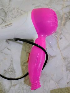 Compact Pink Travel Hair Dryer