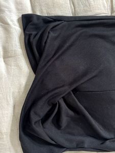 Tokyo talkies black fitted top