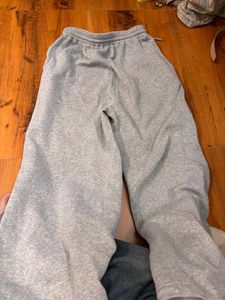 Grey Sweatshirt and Pants Set