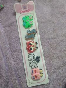 Cute Cartoon Hair Clips Set