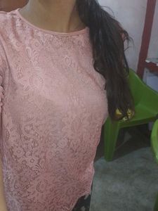 Blush Lace Top