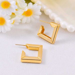 Geometric Square Hoop Earrings
