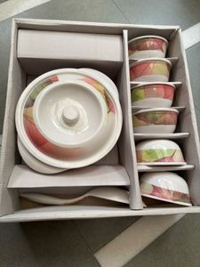 🆕9 Pcs Melamine Set