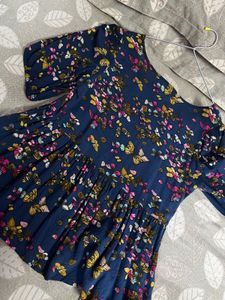 Butterfly Print top worn once
