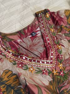 Floral Print Kurta Set