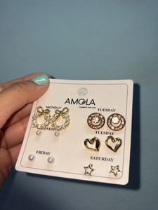 Cute Stud Earrings Set for Everyday