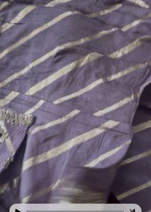 Purple Banarasi Kurta Set with Dupatta