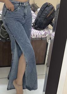 Women High Rised Side Cut Stylish Party wear Jeans