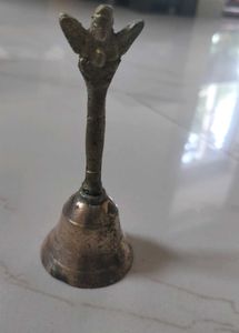 Vintage Brass Hand Bell- heavy