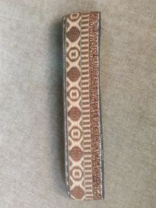 Golden Brown Colour Saree Border