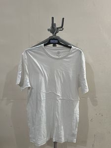 Pack of 5 white Basic Black T-Shirt