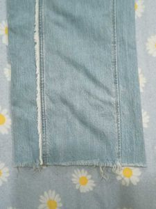 Light Wash Wide Leg Denim Jeans