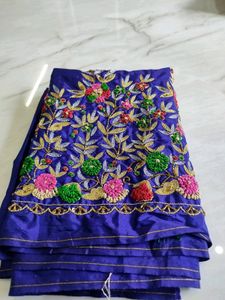 Maggam work Unstitched Blouse Piece