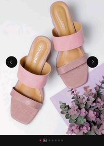 Vishudh Mauve Heeled Sandals
