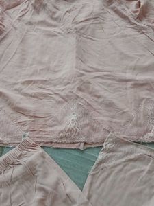 Pink Cotton Pajama Set