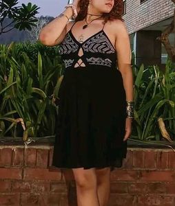 VERO MODA Black Silver eye catching Dress