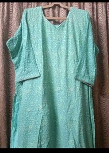 Sky Blue Chikankari Kurta