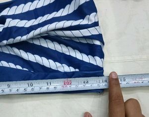 🖤 Nautical Rope Print Bikini Top