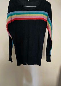 Striped Knit Sweater