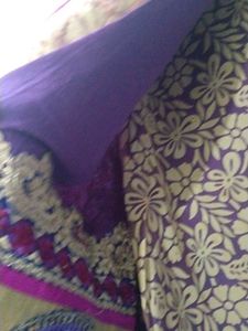 Embroidered Silk Saree