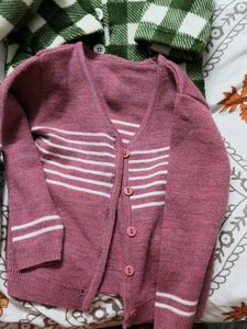 Cozy Knit Cardigan &amp; Fleece Jacket Bundle1to 2yr