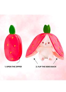 Adorable Strawberry Bunny Plush Toy