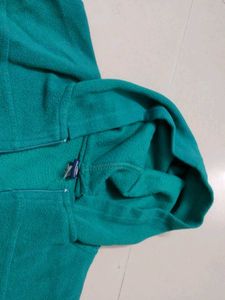 green winter hoodie for women