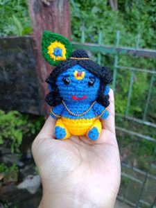 Crochet Krishna Idol keyring