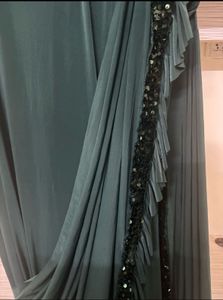 Ready to Wear Sequins Saree and Blouse Set