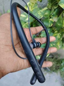 Branded Black Neckband Earphones